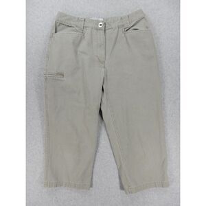 ExOfficio‎ 100% Cotton BUZZ OFF Capri Pants (Women's Size 8) Green